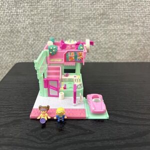 Vintage 1994 Polly Pocket Drive-In‎ Burger Restaurant Blue Bird Toys England